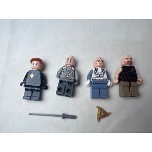 LEGO Minifigure Lot Ninjago Star Wars Style Figures with Katana and Shuriken